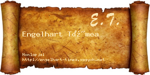 Engelhart Tímea névjegykártya