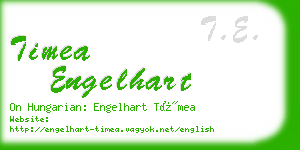 timea engelhart business card